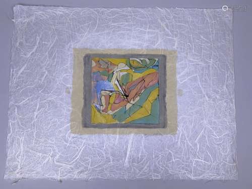 Jacques VILLON (1875-1963). Composition. Lithographie sur pa...