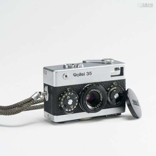 Appareil photographique. Boitier Rollei 35 avec objectif Car...