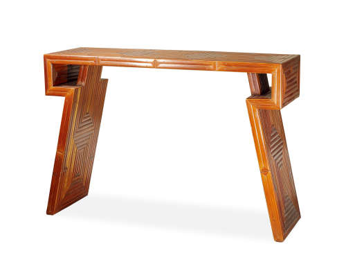 竹製琴桌