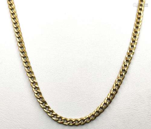 Armor chain, lobster clasp, 333/8K yellow gold, 5.9g, length...