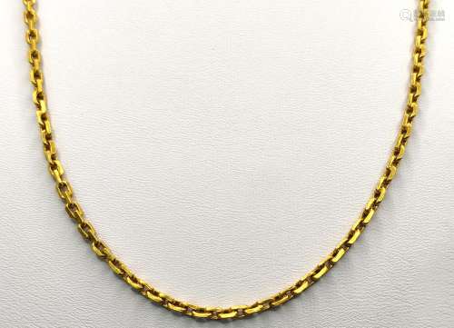 Anchor chain with hook clasp, 900/21K yellow gold, 36.8g, le...
