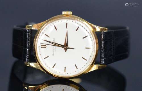 Watch, IWC, 750/18K yellow gold, movement