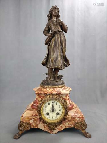 Fireplace clock/table clock, 