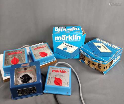 Mixed lot of 6 transformers, Märklin Super 280, transformer ...