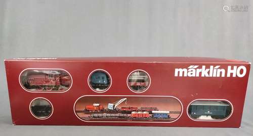 Märklin H0 train set 2853, used condition, in original box M...