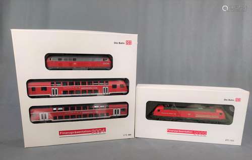 Two limited edition locomotive sets Märklin, 