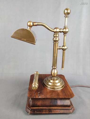 Desk lamp, in the style of a 