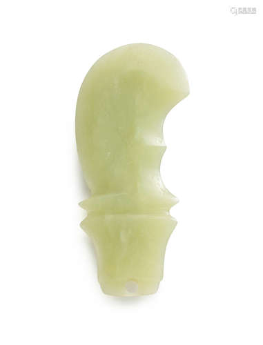 A Small Celadon Jade Blade