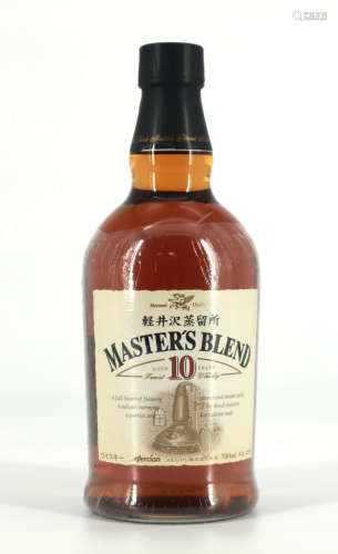 轻井沢MASTER'S BLEND 10年绝版日本威士忌 1支 700ml