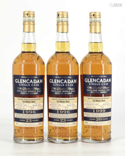 The Whisky hoop选桶Glencadam高年份限量单桶苏格兰单一麦芽威士...