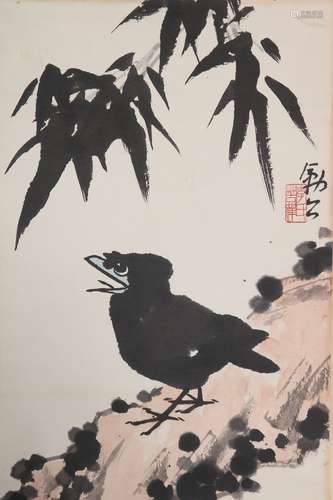 Chinese Painting Of Eagle - Li Kuchan