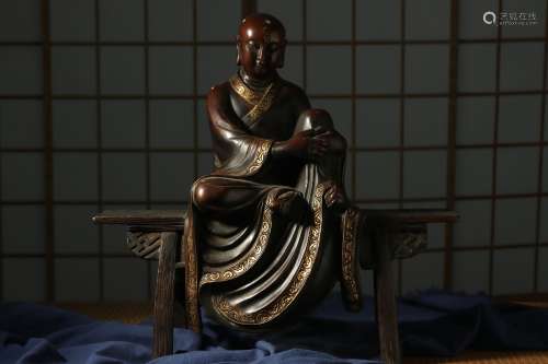 Chinese Ming Dynasty Yongle Bronze Buddha Statue