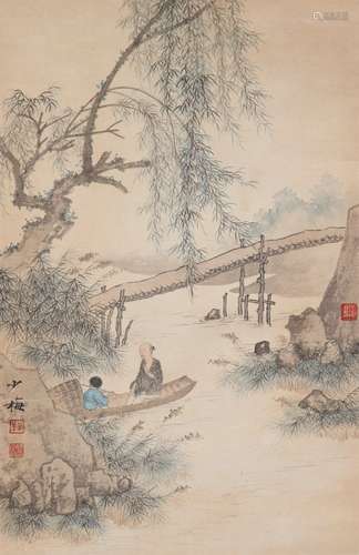 Chinese Painting Of Figure - Chen Shaomei