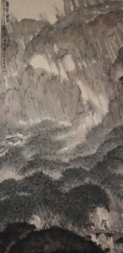 Chinese Painting Of Landscape And Figure - Fu Baoshi