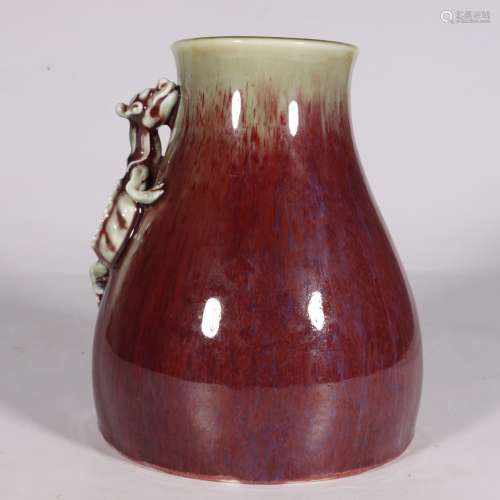 Chinese Qing Dynasty Yongzheng Wave Glazed Porcelain Jar