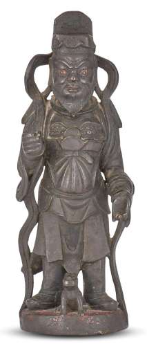 A Chinese Bronze Figure of a Daoist Divinity