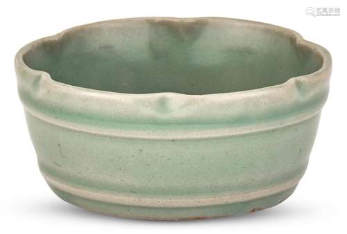 A Chinese Longquan Celadon Washer