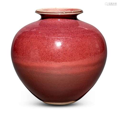 A Chinese Oxblood Glazed Jar