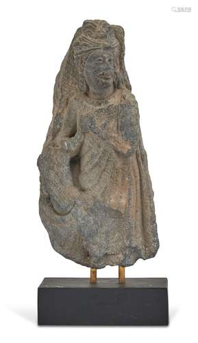 A Gandharan Stone Figural Carving