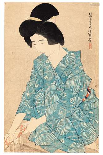 A Japanese Shin Hanga Print by Ito Shinsui