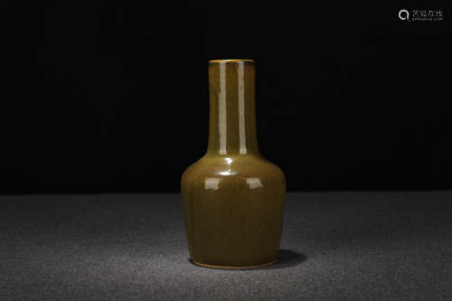 Monochrome yellow glaze Gall bladder bottle