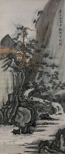 China Chen Shaomei Landscape Hanging Scroll