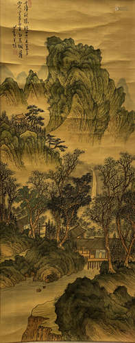 China Puxinyu- Landscape Hanging Scroll