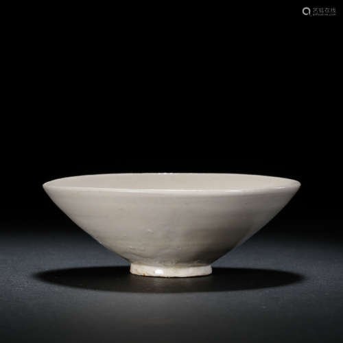 DING WARE WHITE PORCELAIN BOWL, SONG DYNASTY, CHINA