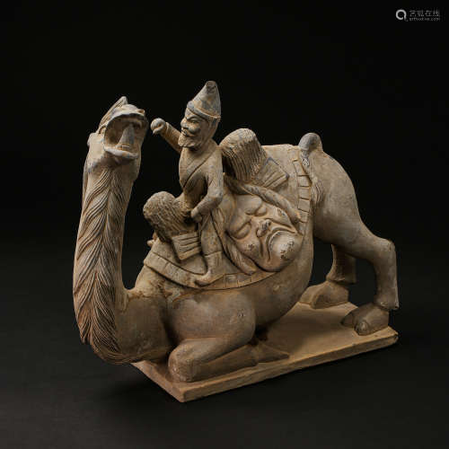 CHINESE STONE CAMEL, TANG DYNASTY