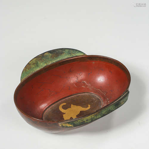 CHINESE HAN DYNASTY LACQUER BOWL