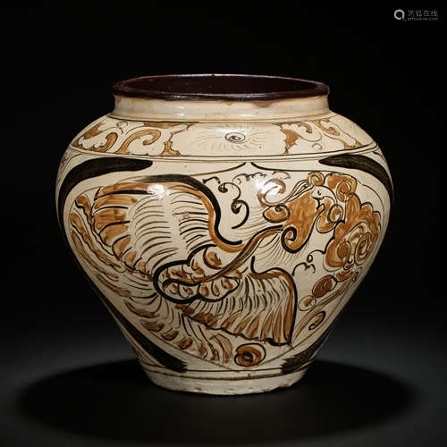 CIZHOU WARE BIG JAR, SONG DYNASTY, CHINA