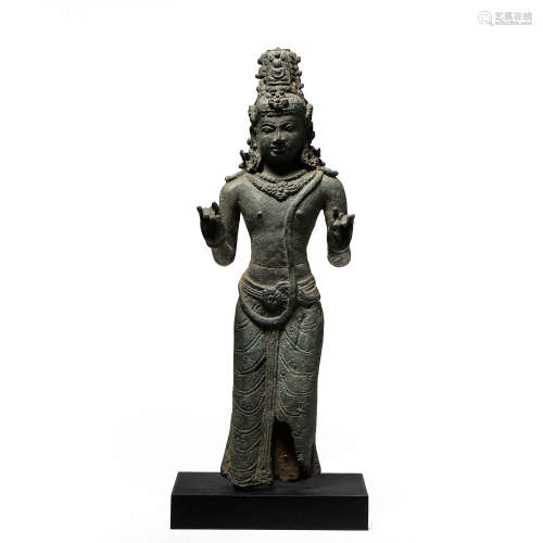 ANCIENT INDIAN BRONZE BUDDHA STATUE