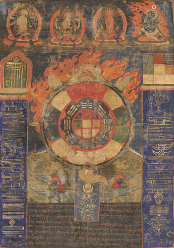 A SIDPAHO THANGKA