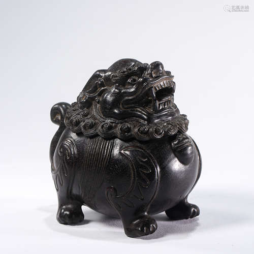 CHINESE QING DYNASTY RED SANDALWOOD AROMA STOVE