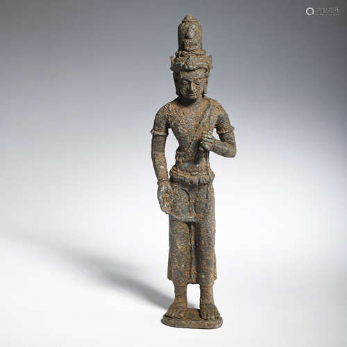 ANCIENT INDIAN BRONZE BUDDHA STATUE