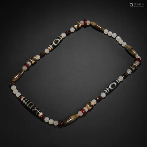 CHINESE TANG DYNASTY GZIBEADS NECKLACE