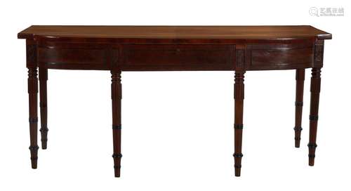 Regency Carved Mahogany Console Table or Server