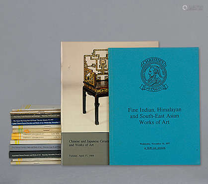 1977-1985年 紐約、阿姆斯特丹佳士得中國藝術品拍賣圖錄 約18本