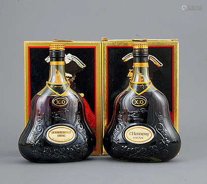 70年代 Hennessy X.O. Cognac  二支 (德國進口)