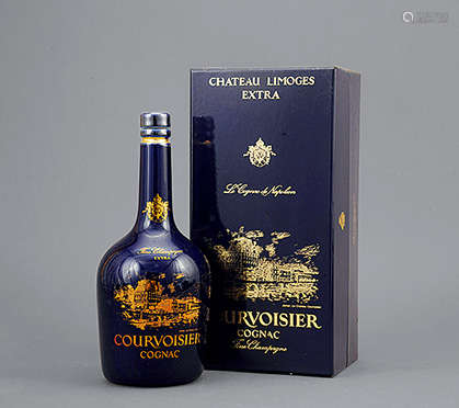 Courvoisier Chateau Limoges Extra Cognac