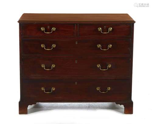 Diminutive Georgian Inlaid Mahogany Chest of Drawers