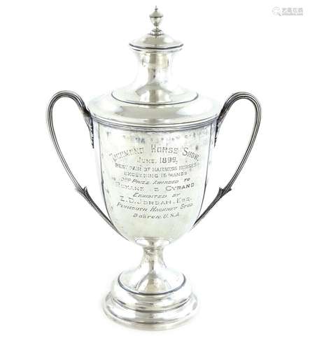 **English Sterling Silver Richmond Horse Show Trophy, Mappin...