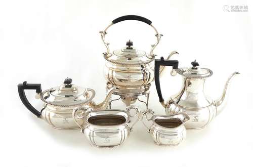 English Silverplate Tea and Coffee Service (5pcs)