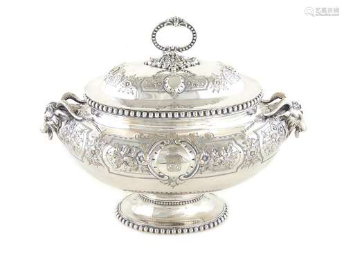 English Silverplate Tureen