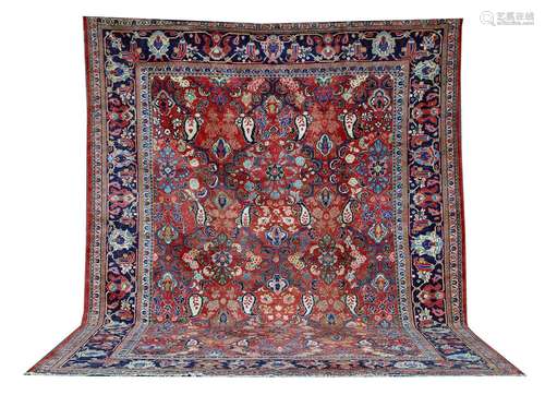 Antique Persian Mahal Carpet