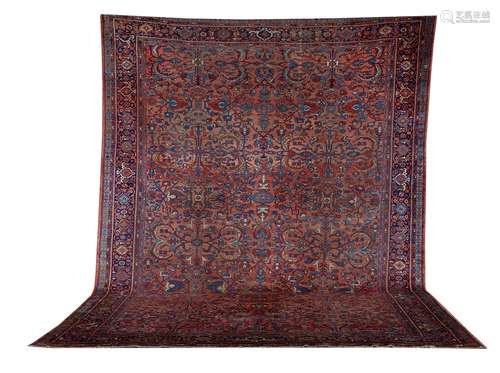 Antique Persian Sultanabad Carpet