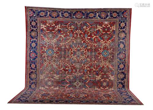 **Antique Northern Persian Mahal Carpet