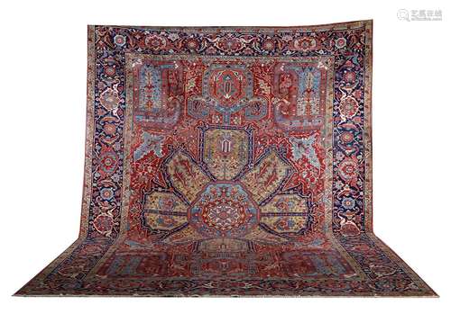 **Antique Persian Heriz Carpet