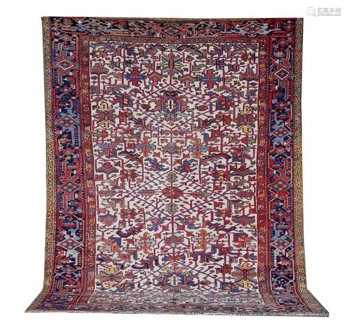 Antique Persian Heriz Carpet