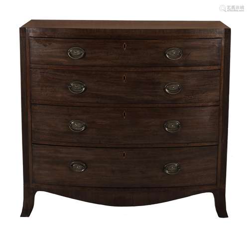 Sheraton Style Mahogany Chest of Drawers